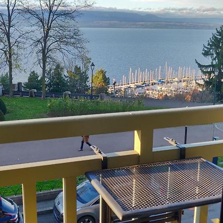Petit Studio Hyper Centre Vue Lac Thonon-O-Phil-De-L-Eau Eksteriør billede